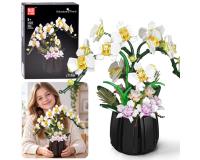 Orchidea építőkészlet kaspóban - 1014 darabos