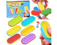 Mágneses szenzoros fidget csúszkák – 6 darabos készlet