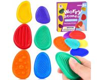 Szilikon Szenzoros  Kövek Fidget Játékok - 6 Textúrájú Készlet