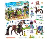 Playmobil Vízesés lovai – Zoé és Blaze ugráló akadályokkal