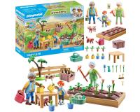 PLAYMOBIL Country – Nagyszülők kertje veteményeskerttel és állatokkal - 69 darabos