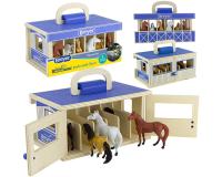 Breyer Horses Stablemates Breyer Farms – Fa istállótáska 6 lóval