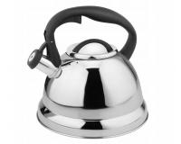 Modern ezüst acél teafőző ergonomikus fogantyúval- 3 literes