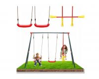 KERTI HINTA (FÉM VÁZ + 2 HINTA + RINGÓKERÉK) 290 x 180 x 200 CM