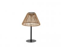 Barna asztali napelemes lámpa - 33 cm