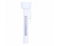 Klasszikus fehér medence hőmérő 18,5 cm