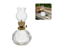 Garden Line Retro petróleumlámpa - üveg  7,7 x 7,7 x 17,5 CM