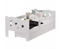 Star Gyermek ágy matraccal fehér színben 80 x 160 cm-es