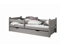 Pluto Gyermek ágy matraccal SZÜRKE színben 80x160 cm-es