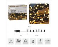 Karácsonyi fényfüzér - meleg fehér - 16 méteres - 200 LED