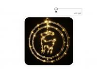 Karácsonyi LED-es dísz - szarvas- 30 cm