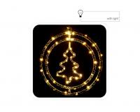 Karácsonyi LED-es dísz - 30 cm