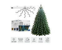 LED-es karácsonyfa égősor - 2,2 méter - hidegfehér