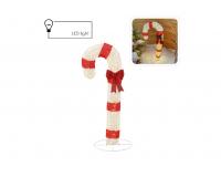 KARÁCSONYI DEKORÁCIÓ - LED CUKORKA GYERTYA 1,2 M