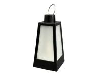 Fekete LED lámpás 6 x 12,5 cm