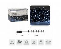 Karácsony fényfüzér- hideg fehér - 10 méter