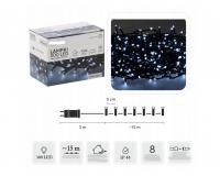 Karácsonyi fényfüzér - hideg fehér - 15 méter