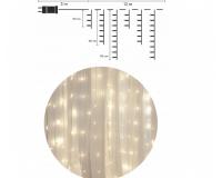 Jégcsap fényfüggöny meleg fehér FLSASH 300 LED 150 m