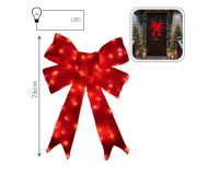 3D-s karácsonyi LED-es masni - 76 cm