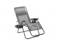 Összecsukható kerti nyugágy - szürke