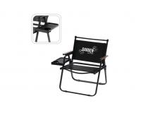 Fekete összecsukható kempingszék