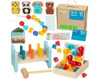 Montessori Oktató 7 az 1-ben Szenzoros Doboz - 19-21 Hónapos korig