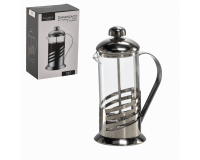 Francia presszó kávé- és teafőző, 1000 ml – Üveg tartállyal és rozsdamentes acélból