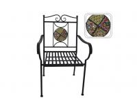 Mozaik kerti szék 58 x 59 x 92 cm