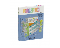 Háromszintes parkoló  XXL-es méretben , kifestőkönyv gyerekeknek