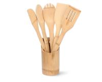 6 darabos fakanál készlet + tároló