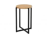 KEREK ASZTAL FÉM TALPAL