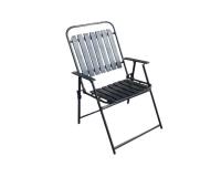 Fekete kerti szék - 63 x 55 x 90 cm - Összecsukható