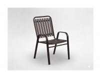 Barna kerti szék 56 x 63 x 89 cm