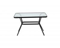 Téglalap alakú kerti asztal - 110 x 60 x 70 cm