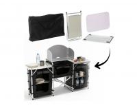 Összecsukható kempingkonyha 175 x 40 x 111 CM