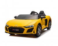 Audi Spyder R8 LIFT STRONG kétszemélyes akkumulátoros kisautó citromsárga színben