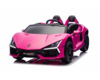 Lamborghini Revuelto XL STRONG kétszemélyes elektromos autó - Rózsaszín