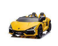Lamborghini Revuelto XL STRONG kétszemélyes elektromos autó - Sárga
