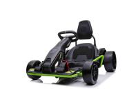 Drift fast 3 elektromos fekete- zöld gokart