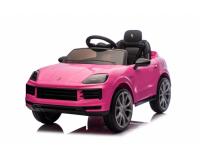 Porsche Cayenne rózsaszín jármű