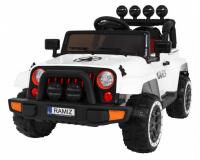 Full Time off-road 4WD fehér akkumulátoros autó