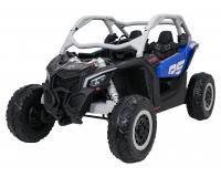 Maverick Turbo RR Buggy elektromos kétszemélyes gyermek jármű kék-szürke színben