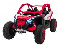 Buggy Maverick Turbo RR STRONG akkumulátoros kétszemélyes gyermek jármű - piros
