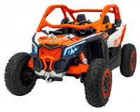 Buggy Maverick Turbo RR STRONG akkumulátoros kétszemélyes gyermek jármű - narancssárga