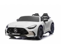 Mercedes Benz GT63 AMG elektromos kétszemélyes autó gyerekeknek - fehér