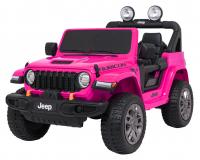 Jeep Wrangler Rubicon LIFT gyermek elektromos autó - rózsaszín