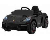 Porsche Spyder RS ​​​​718 elektromos gyermek autó - fekete