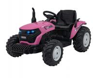 Akkumulátoros gyermek traktor rózsaszín színben