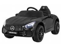 Mercedes Benz GT fekete egyszemélyes akkumulátoros autó