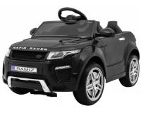 Rapid Racer fekete akkumulátoros autó